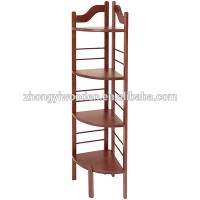 Handmade natural wooden corner rack wooden corner stands wooden shelf wholesale